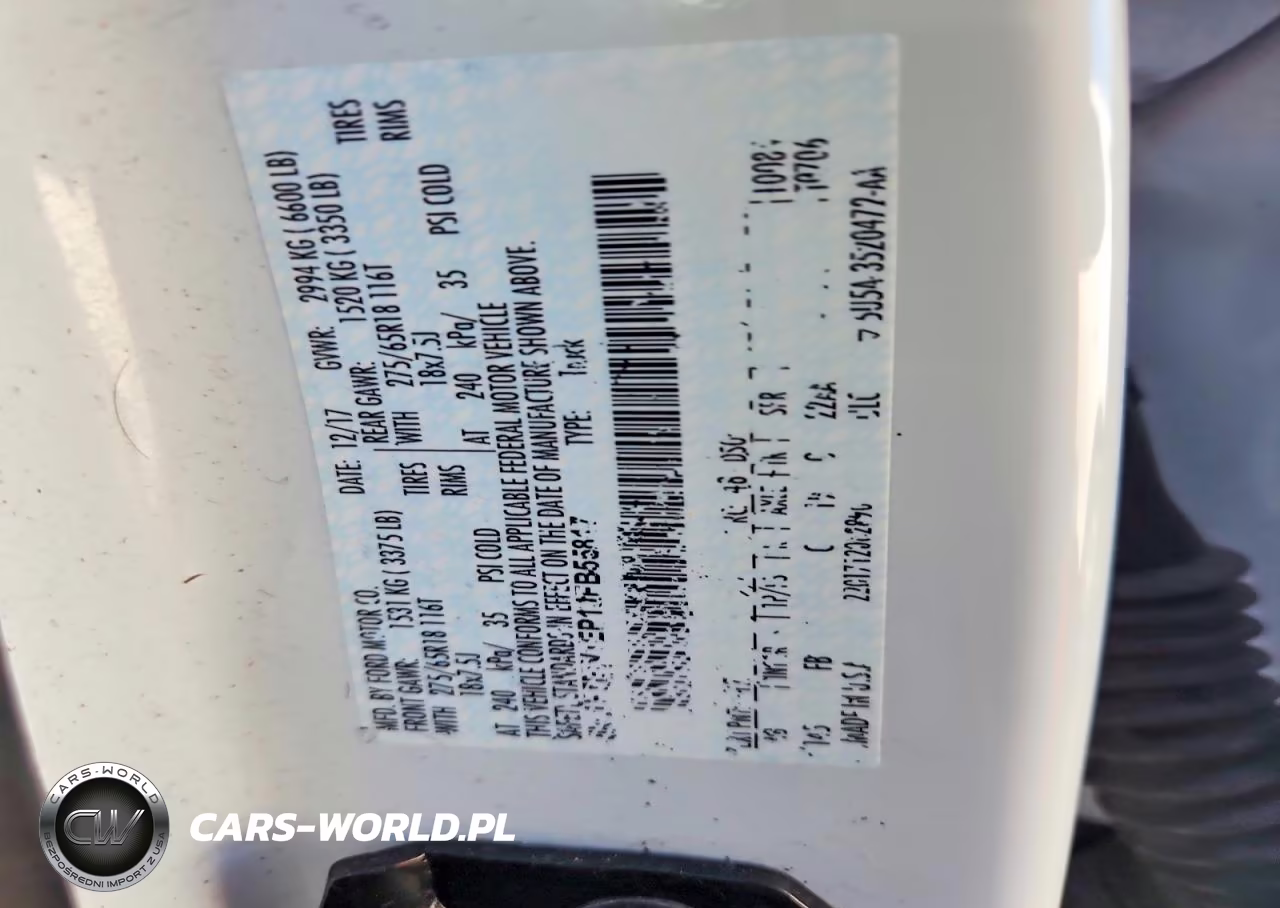 2018 Ford F150 Supercrew VIN:1FTEW1EP1JFB55817 - 12