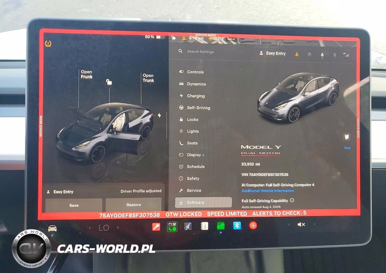2025 Tesla Model Y VIN:7SAYGDEF8SF307538 - 9
