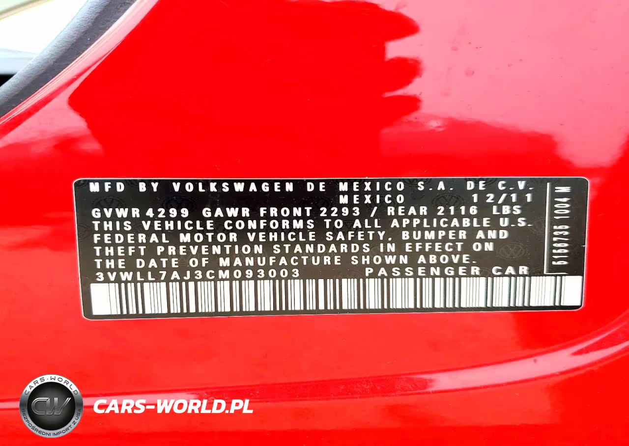 2012 Volkswagen Jetta Tdi VIN:3VWLL7AJ3CM093003 - 12