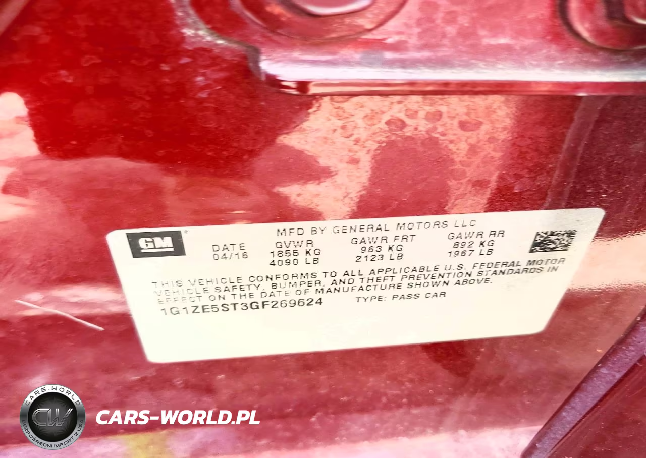 2016 Chevrolet Malibu Lt VIN:1G1ZE5ST3GF269624 - 12