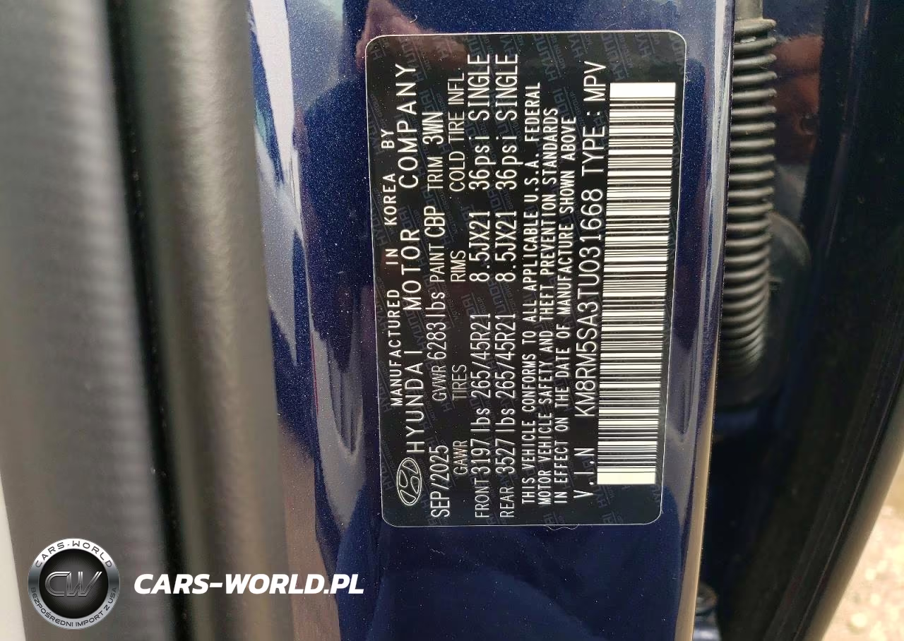 2026 Hyundai Palisade Calligraphy VIN:KM8RM5SA3TU031668 - 13