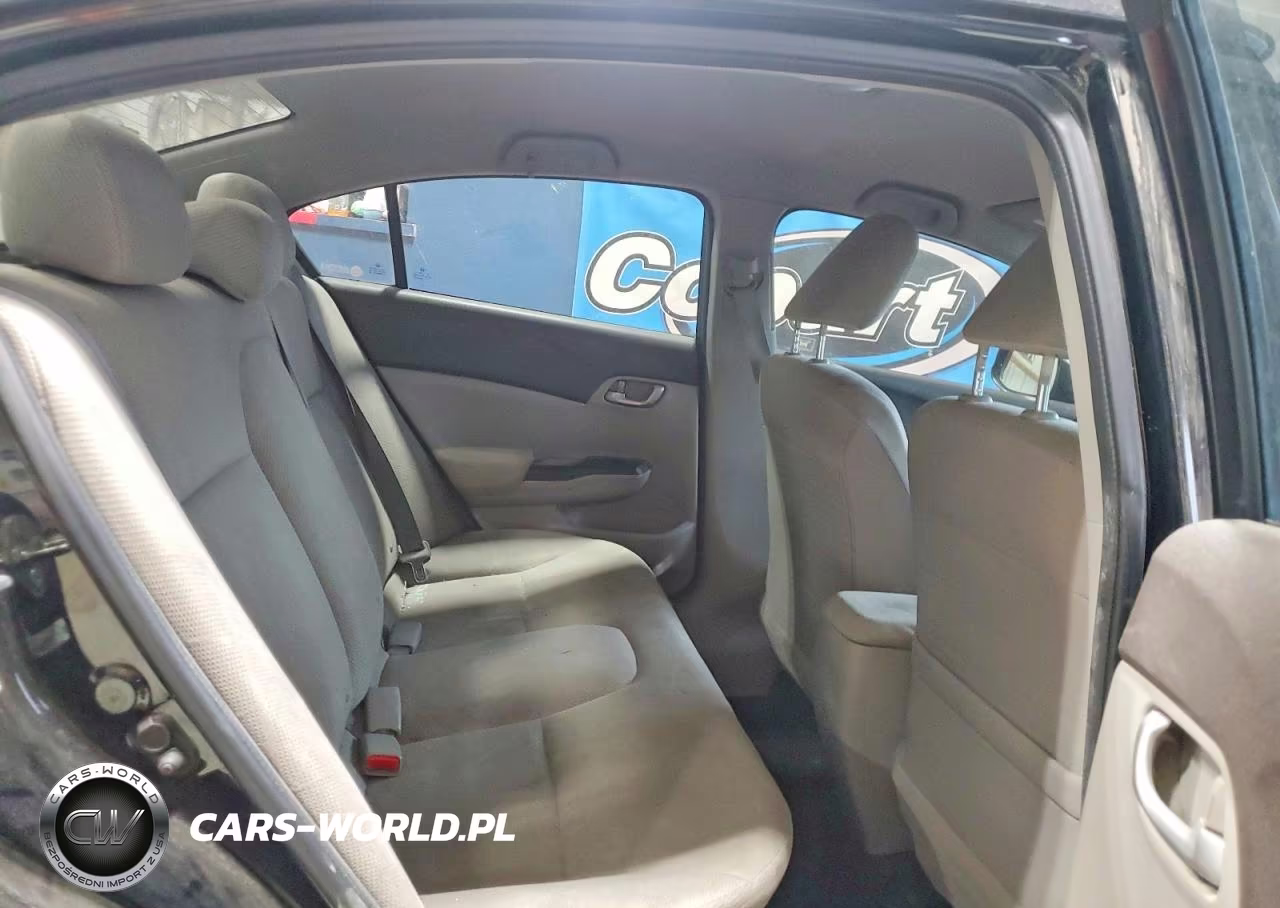 2012 Honda Civic Lx VIN:2HGFB2F59CH336198 - 10