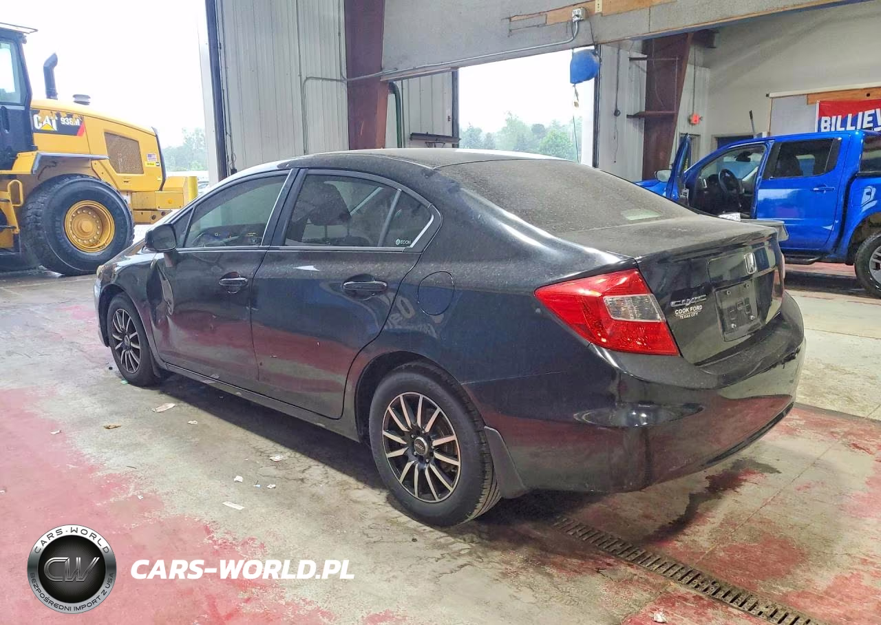 2012 Honda Civic Lx VIN:2HGFB2F59CH336198 - 2