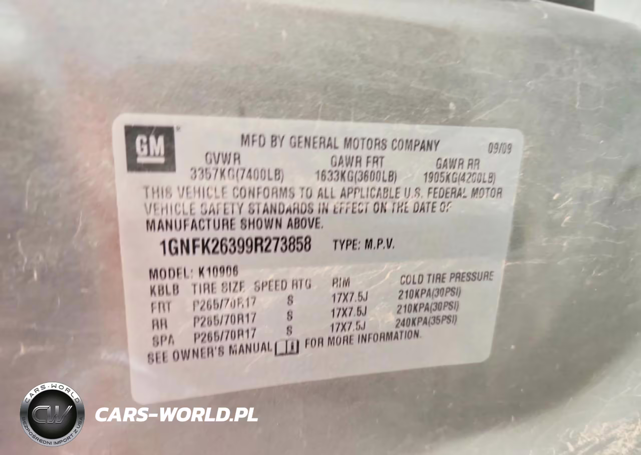 2009 Chevrolet Suburban K1500 Lt VIN:1GNFK26399R273858 - 13