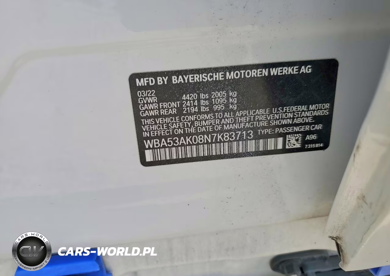 2022 BMW 228I VIN:WBA53AK08N7K83713 - 13