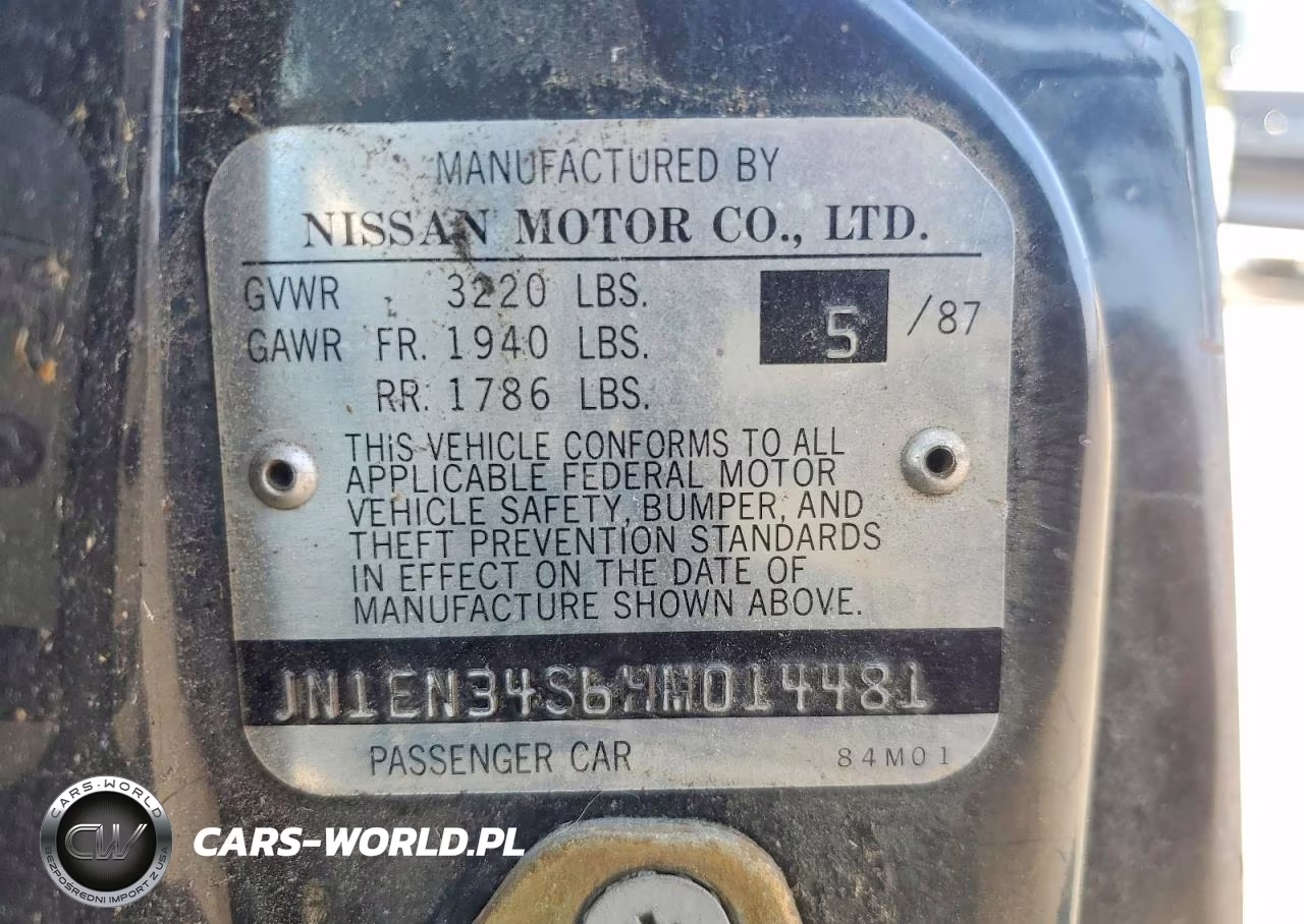 1987 Nissan Pulsar Nx Se VIN:JN1EN34S6HM014481 - 13