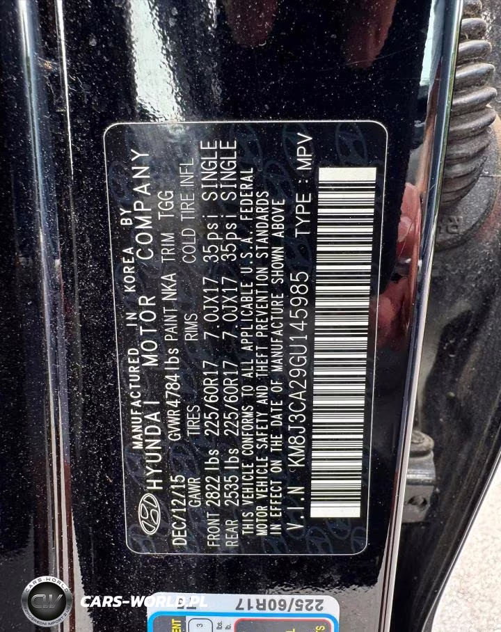 2016 Hyundai Tucson Eco VIN:KM8J3CA29GU145985 - 12