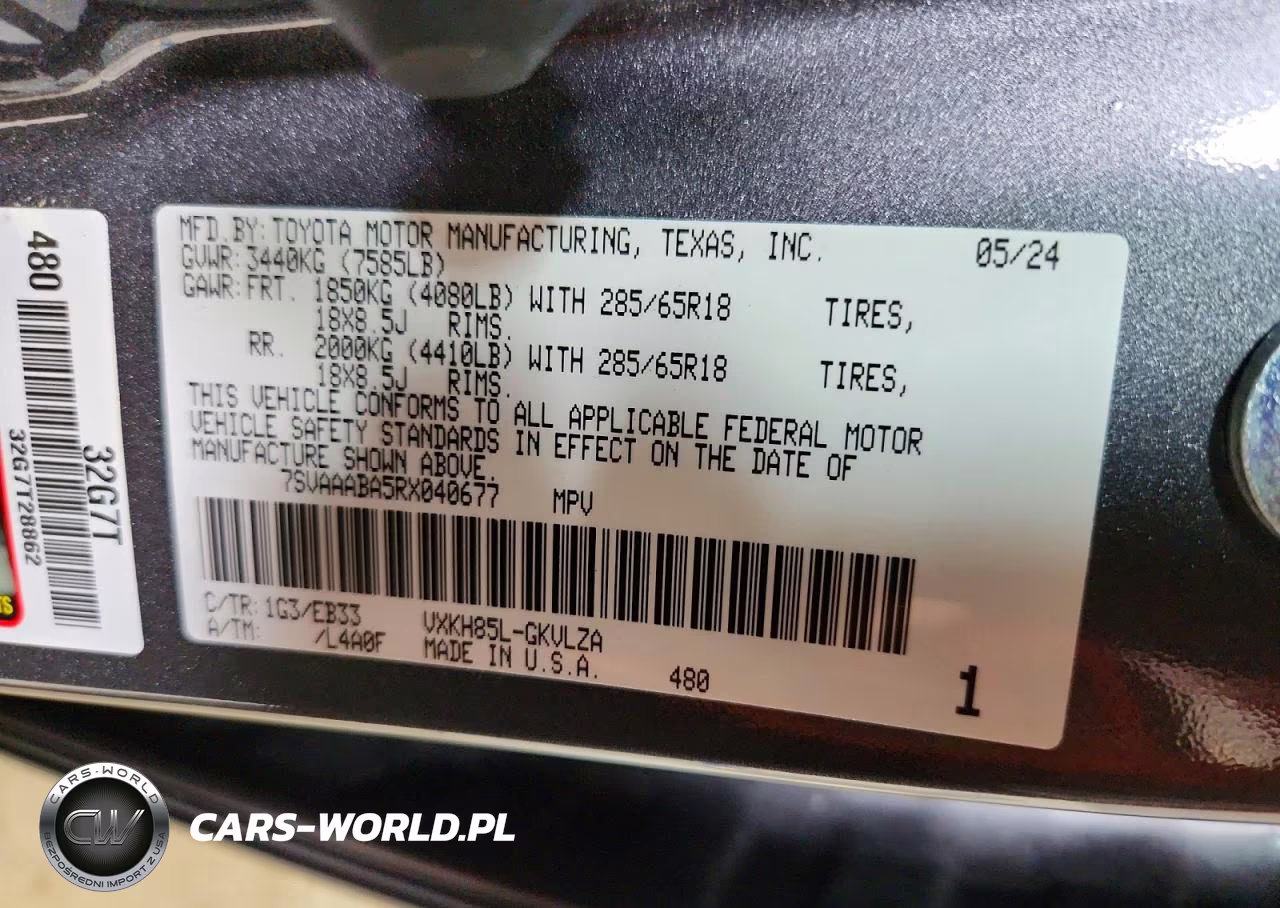 2024 Toyota Sequoia Trd Pro VIN:7SVAAABA5RX040677 - 13