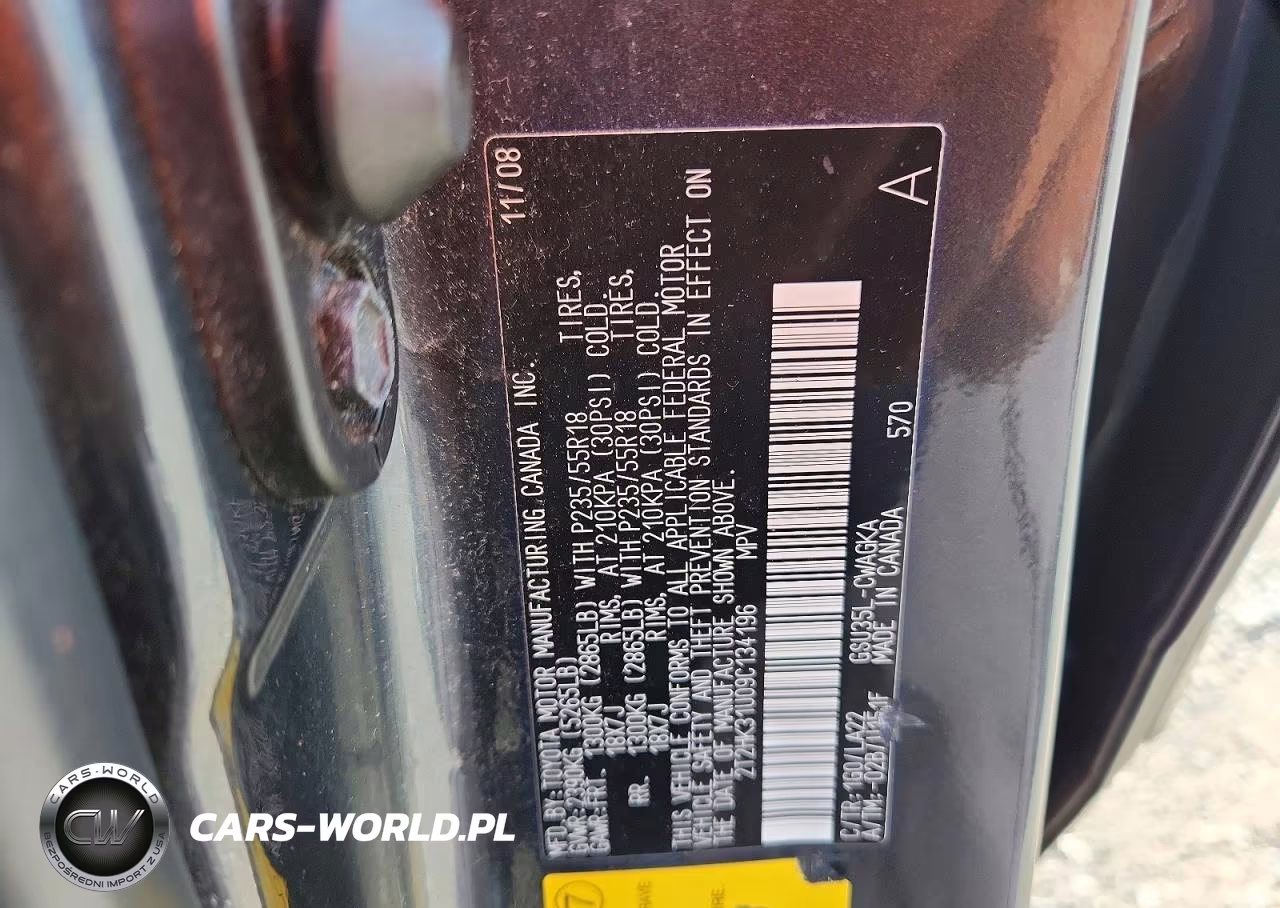 2009 Lexus Rx 350 VIN:2T2HK31U09C134196 - 14