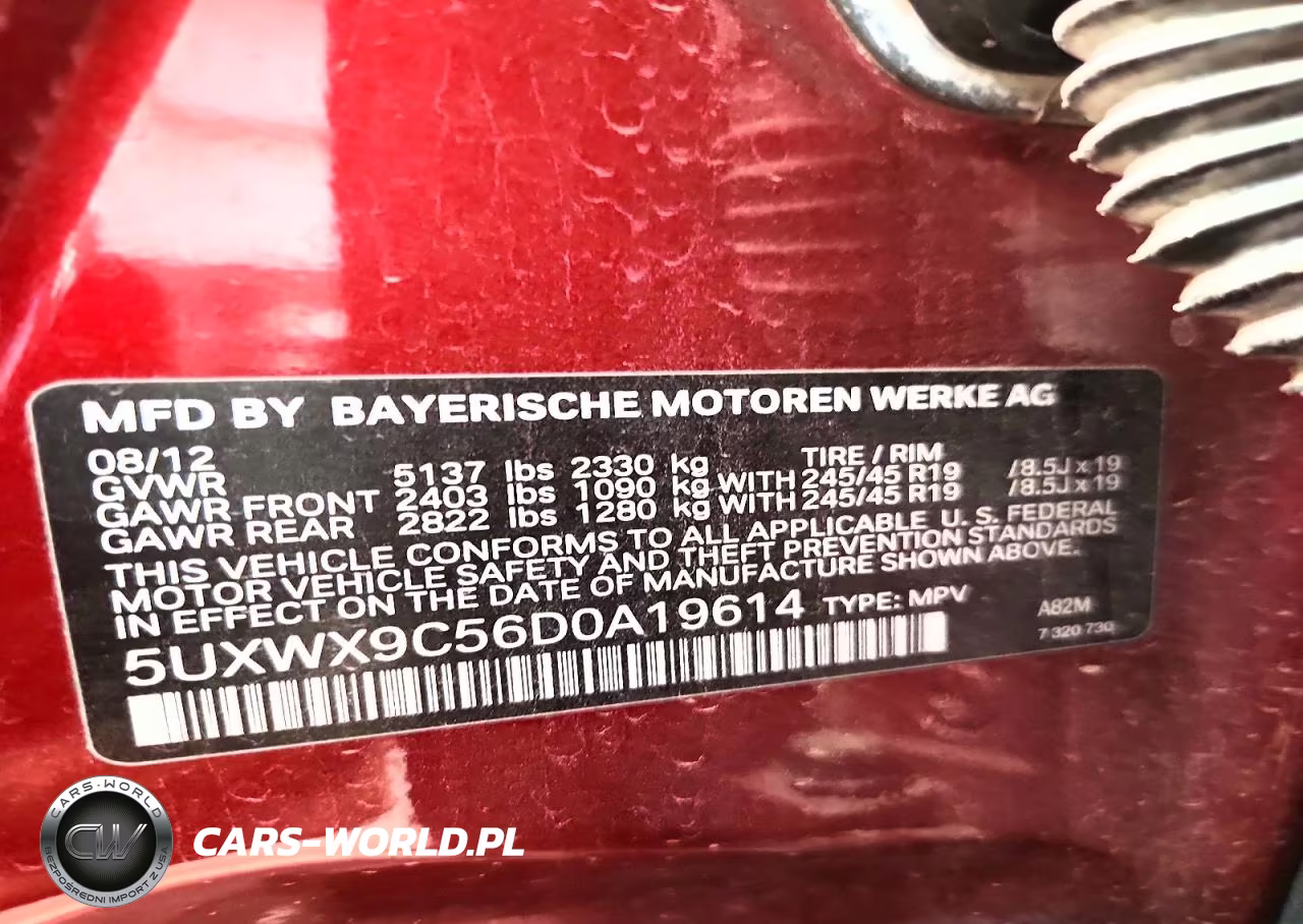 2013 BMW X3 xDrive28I VIN:5UXWX9C56D0A19614 - 13