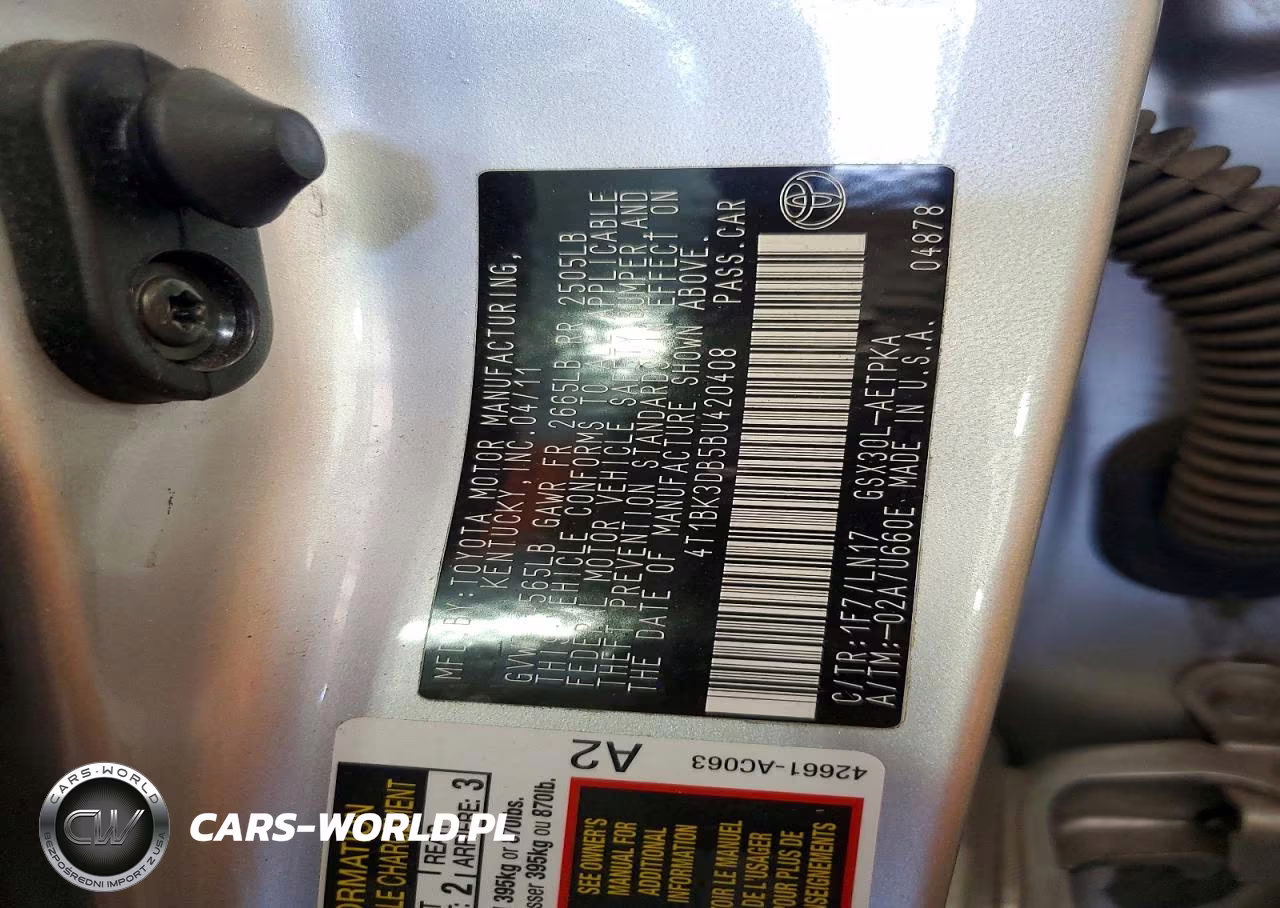 2011 Toyota Avalon Limited VIN:4T1BK3DB5BU420408 - 12