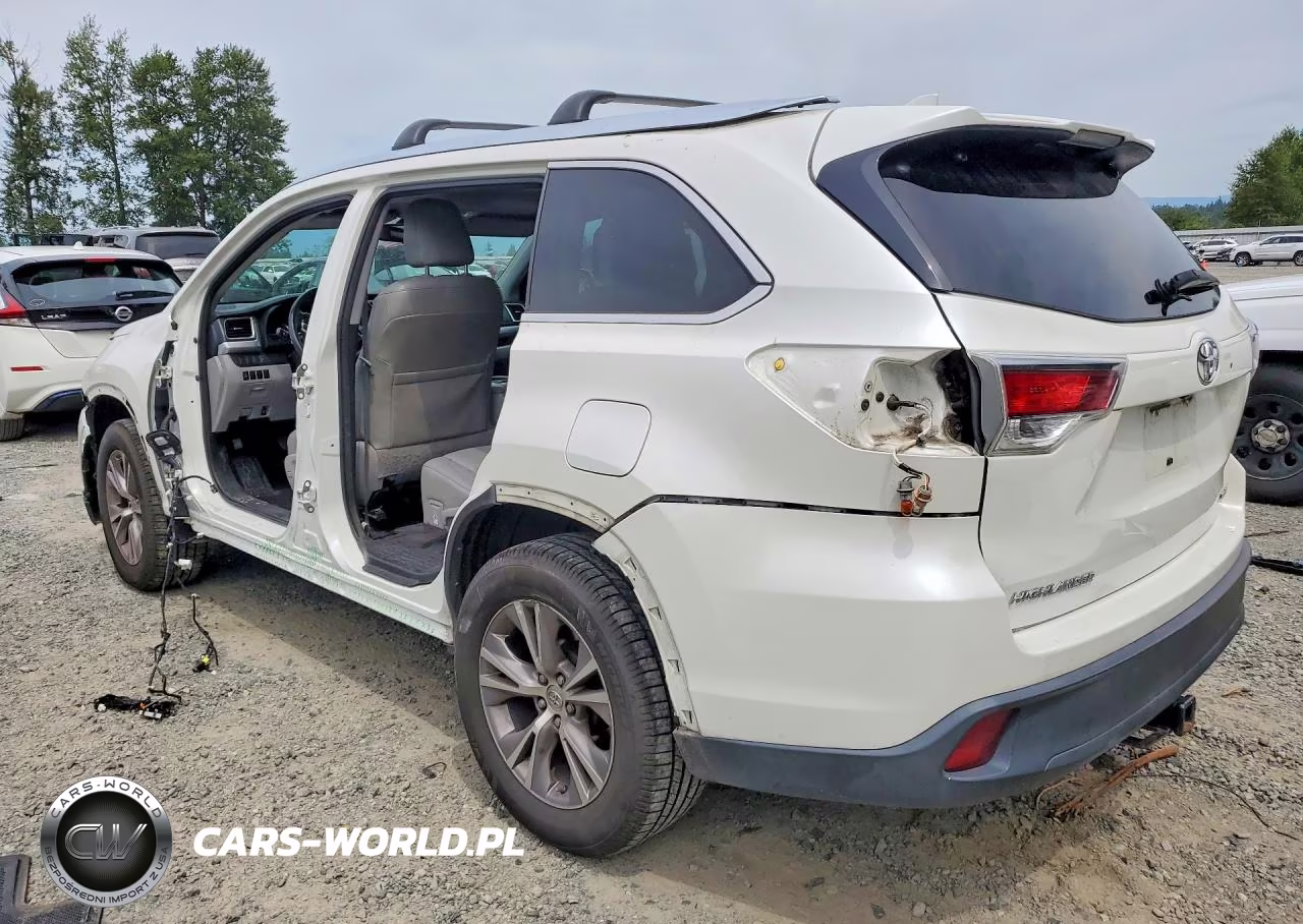 2014 Toyota Highlander Xle VIN:5TDJKRFH2ES021291 - 2