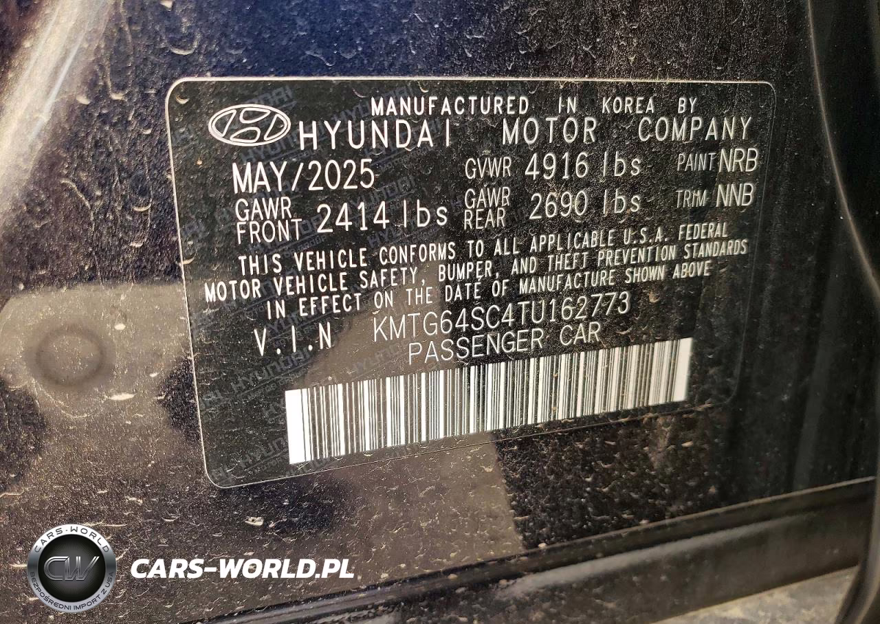2026 Genesis G70 VIN:KMTG64SC4TU162773 - 12