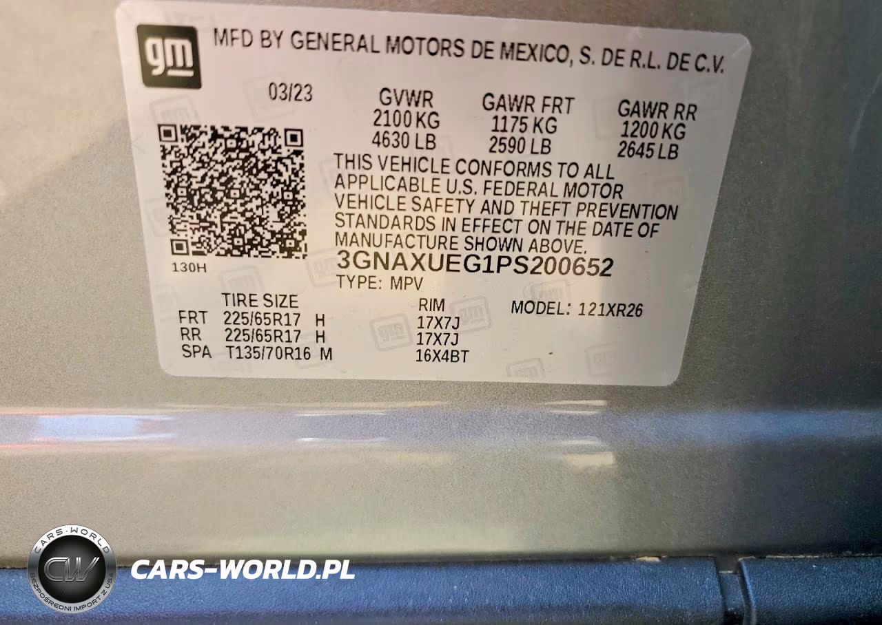 2023 Chevrolet Equinox Lt VIN:3GNAXUEG1PS200652 - 13