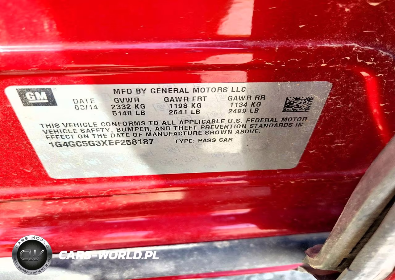 2014 Buick Buick VIN:1G4GC5G3XEF258187 - 12