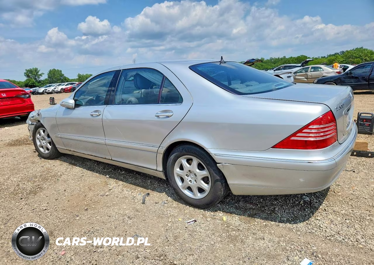 2000 Mercedes-Benz S 500 VIN:WDBNG75J7YA106400 - 2