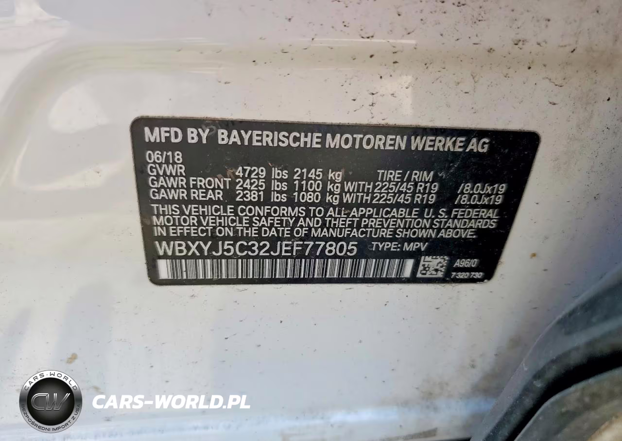 2018 BMW X2 xDrive28I VIN:WBXYJ5C32JEF77805 - 13