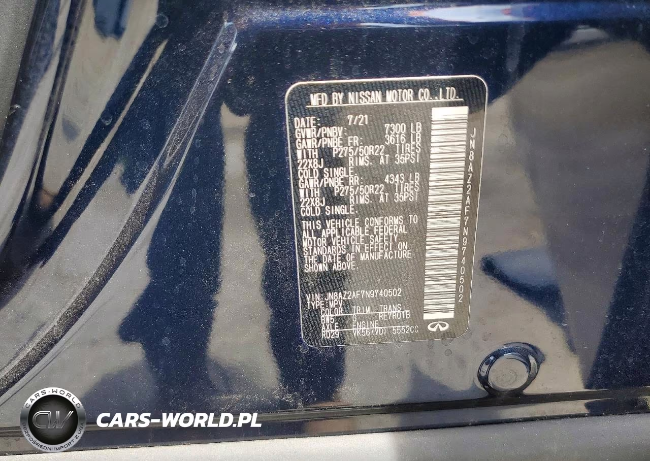 2022 Infiniti Qx80 Premium Select VIN:JN8AZ2AF7N9740502 - 13