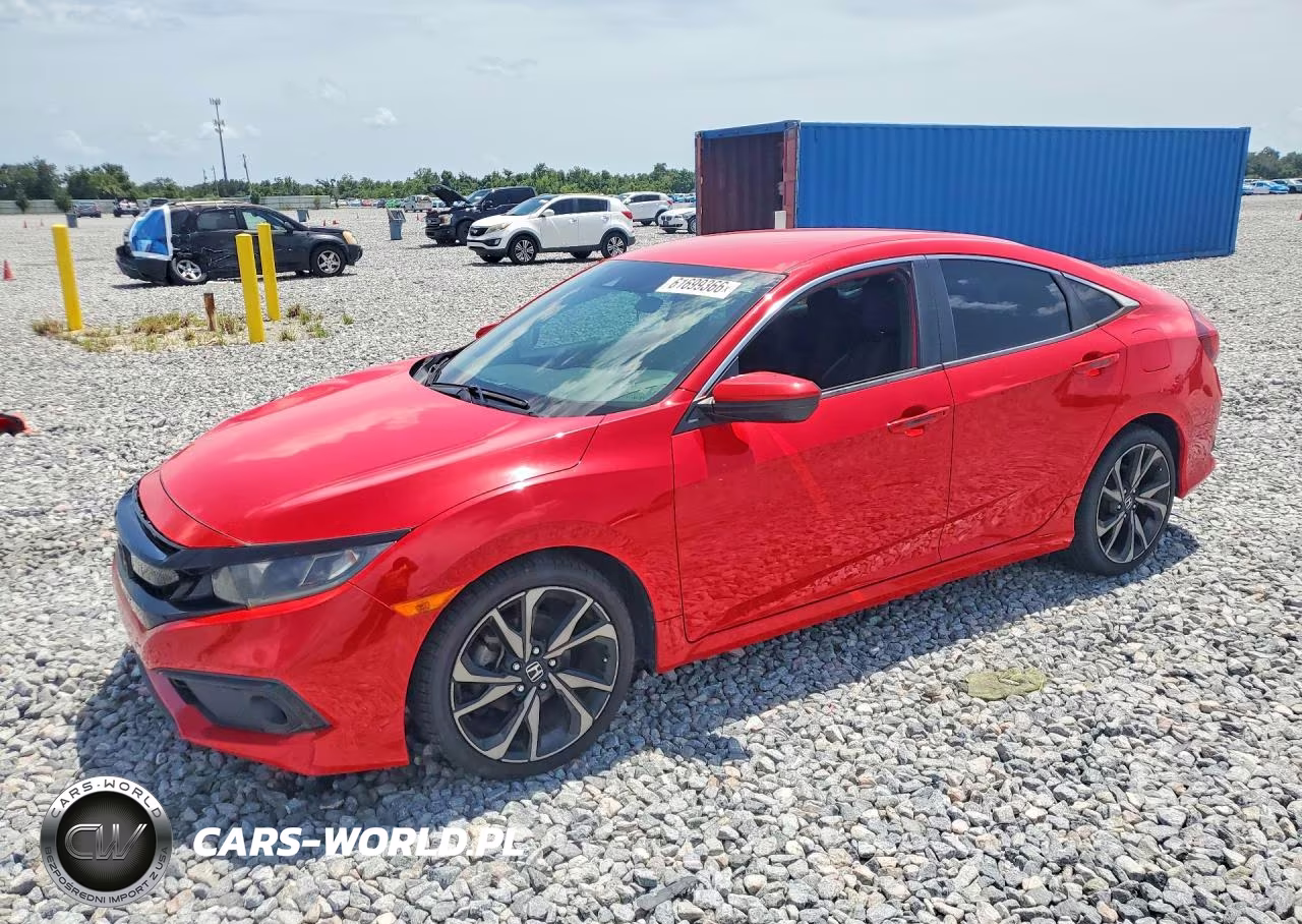 2020 Honda Civic Sport VIN:2HGFC2F86LH548337 - 1