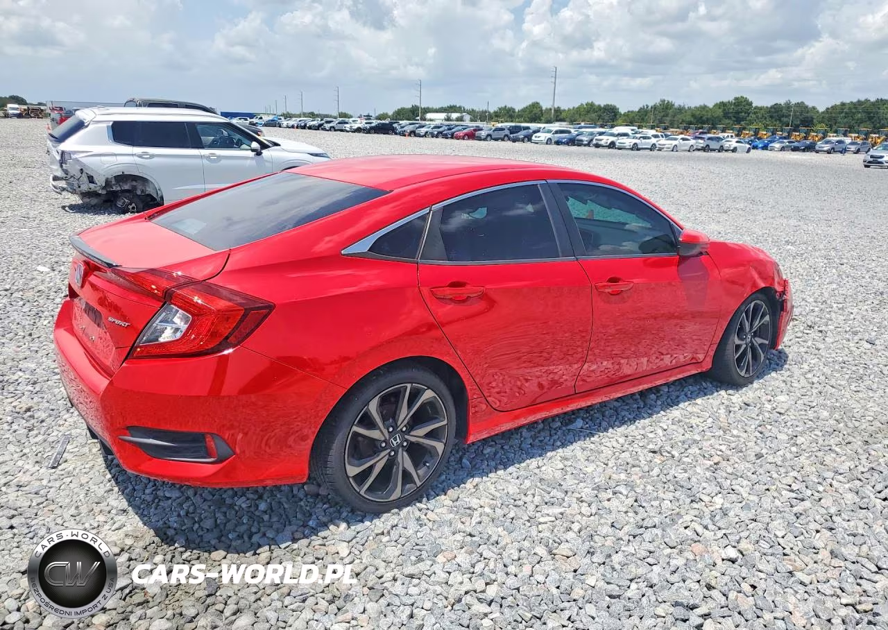 2020 Honda Civic Sport VIN:2HGFC2F86LH548337 - 3