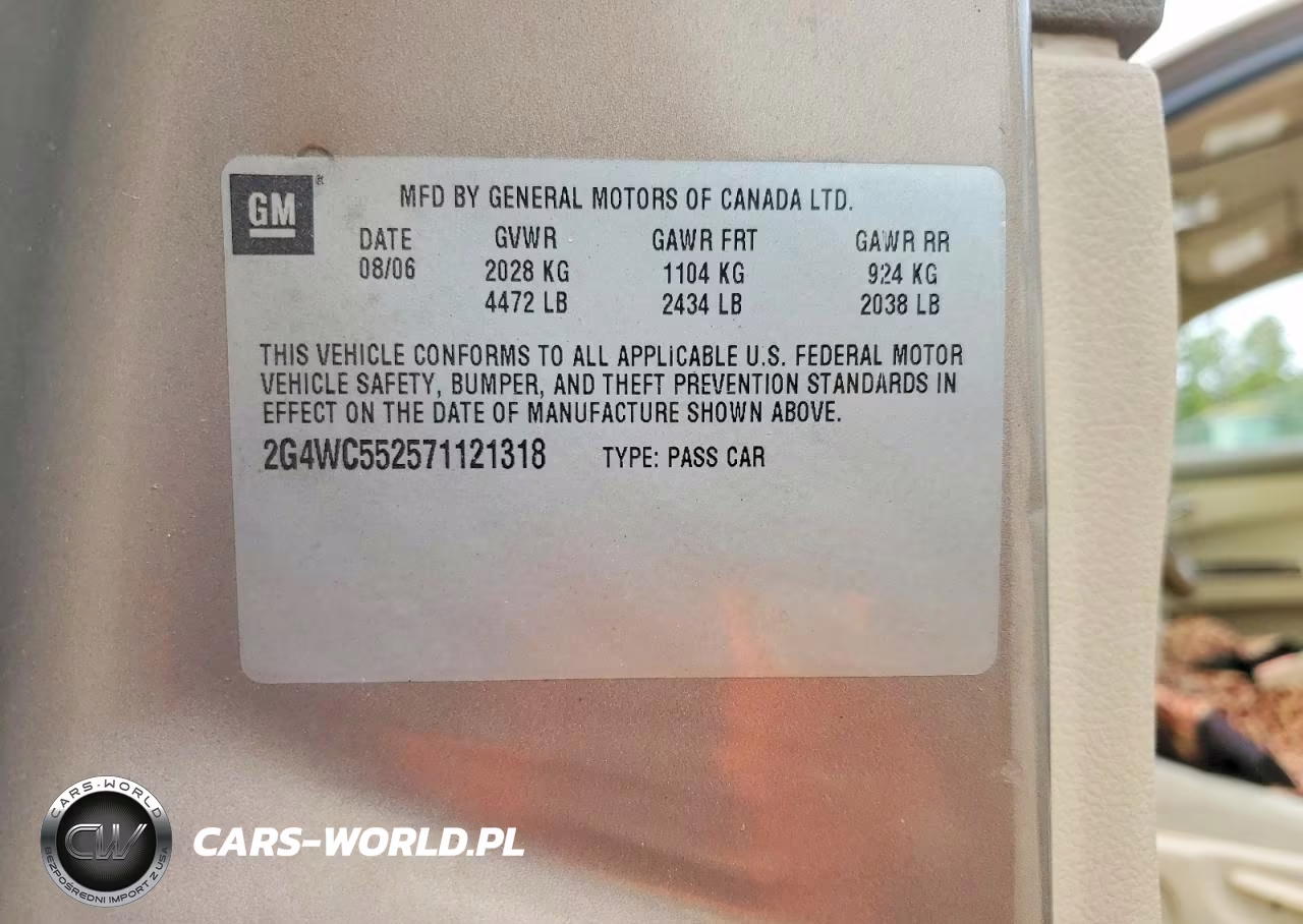 2007 Buick Lacrosse VIN:2G4WC552571121318 - 12