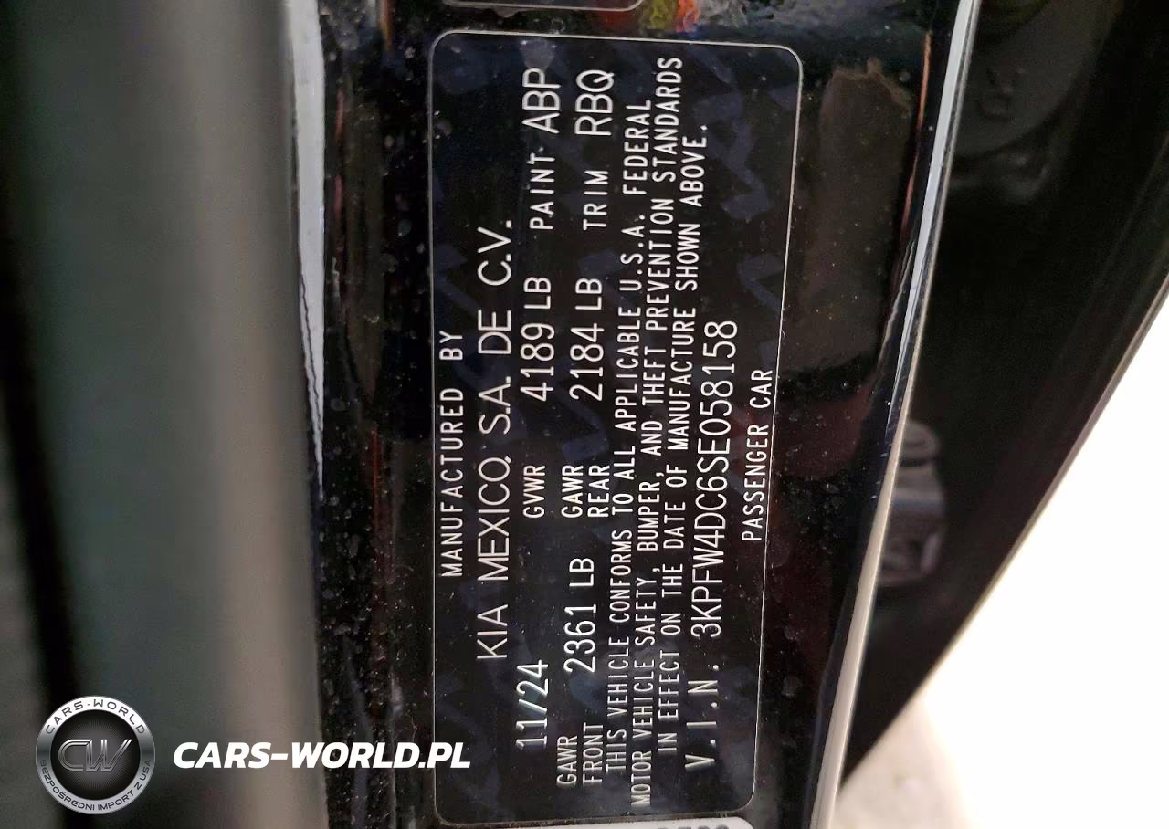 2025 Kia K4 Gt-Line Turbo VIN:3KPFW4DC6SE058158 - 12