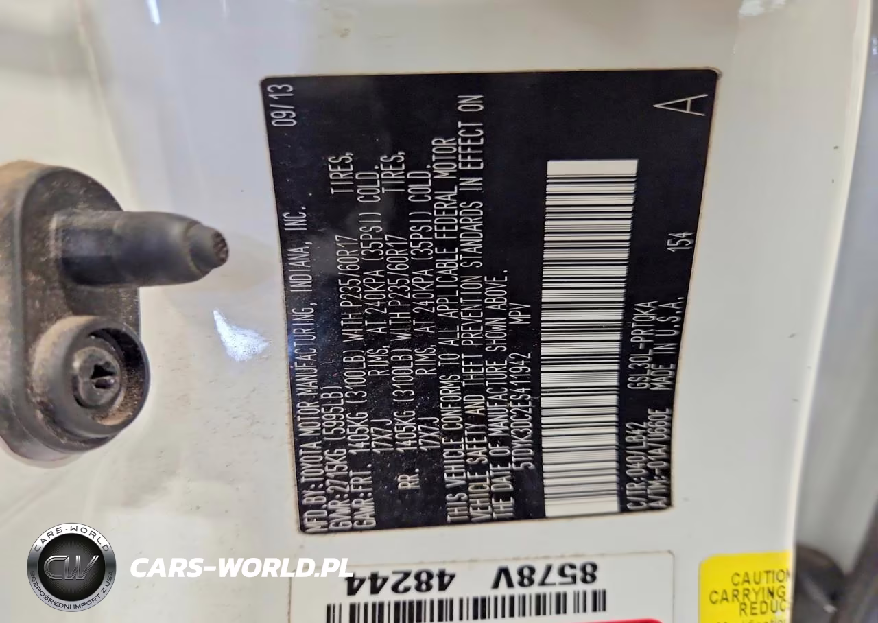 2014 Toyota Sienna Xle 8-Passenger VIN:5TDYK3DC2ES411942 - 13