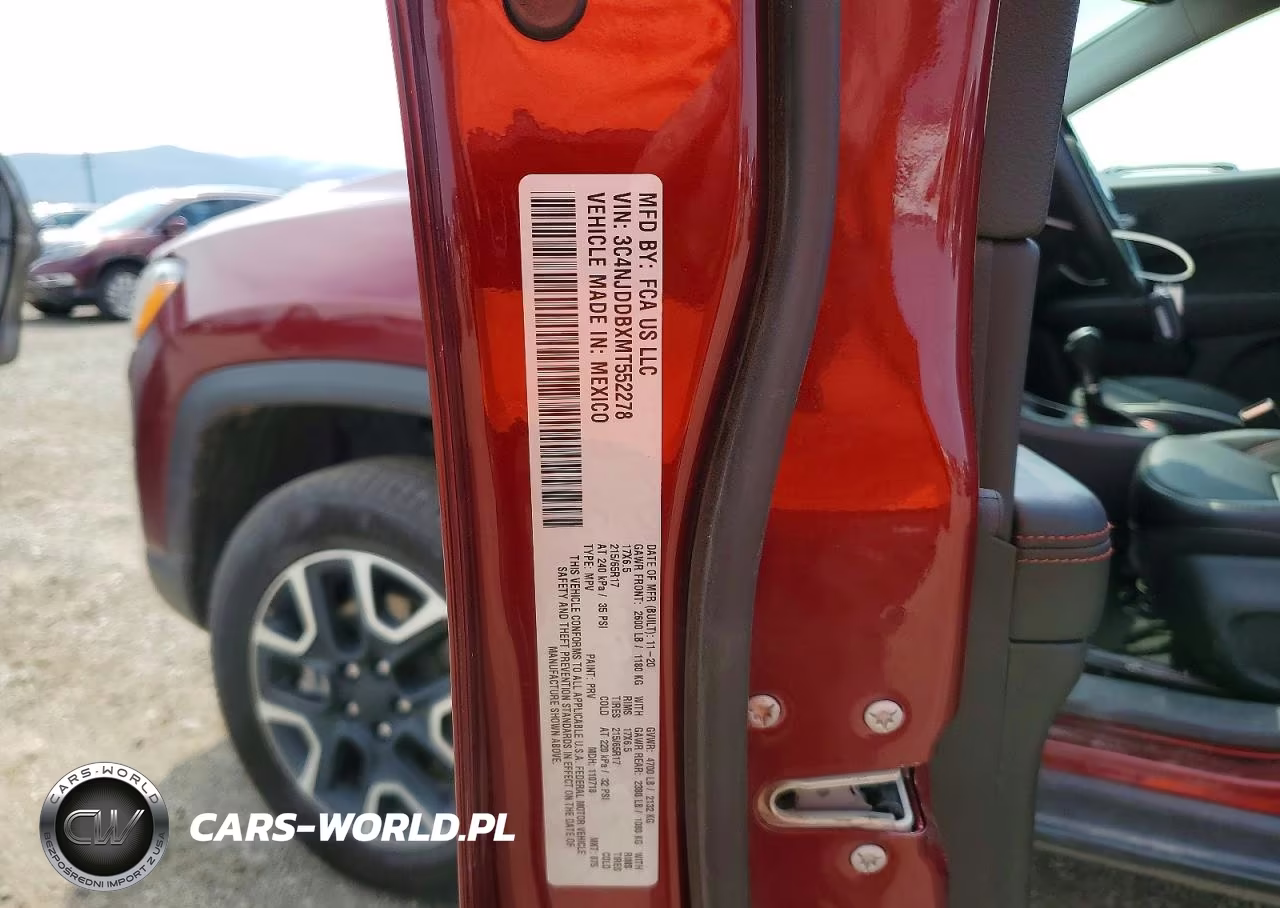 2021 Jeep Compass Trailhawk VIN:3C4NJDDBXMT552278 - 13