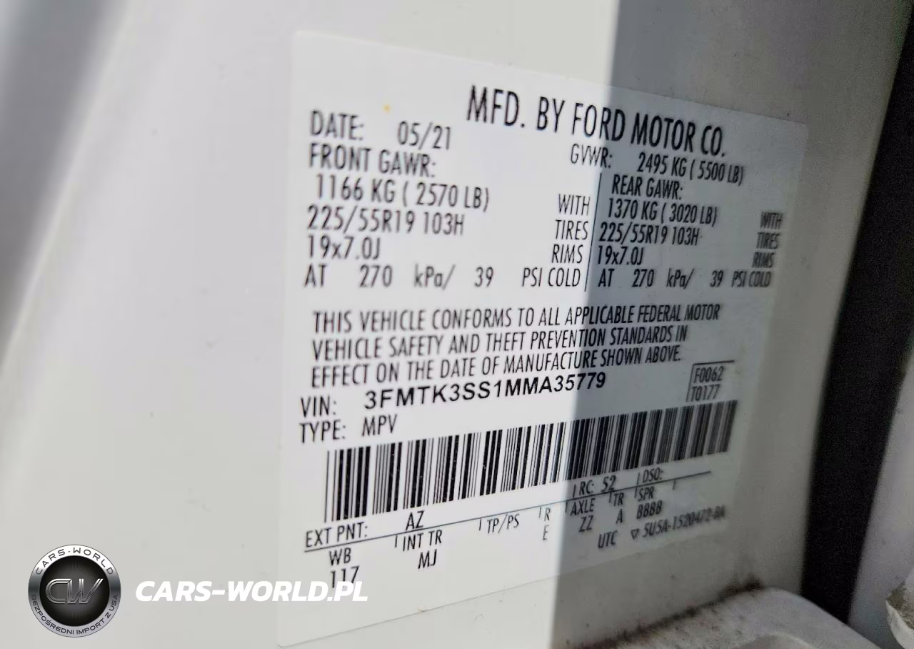 2021 Ford Mustang Mach-E Premium VIN:3FMTK3SS1MMA35779 - 14