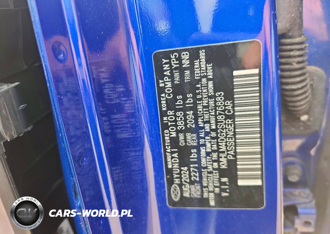2025 Hyundai Elantra Sel Sport VIN:KMHLM4DG2SU876883 - 12