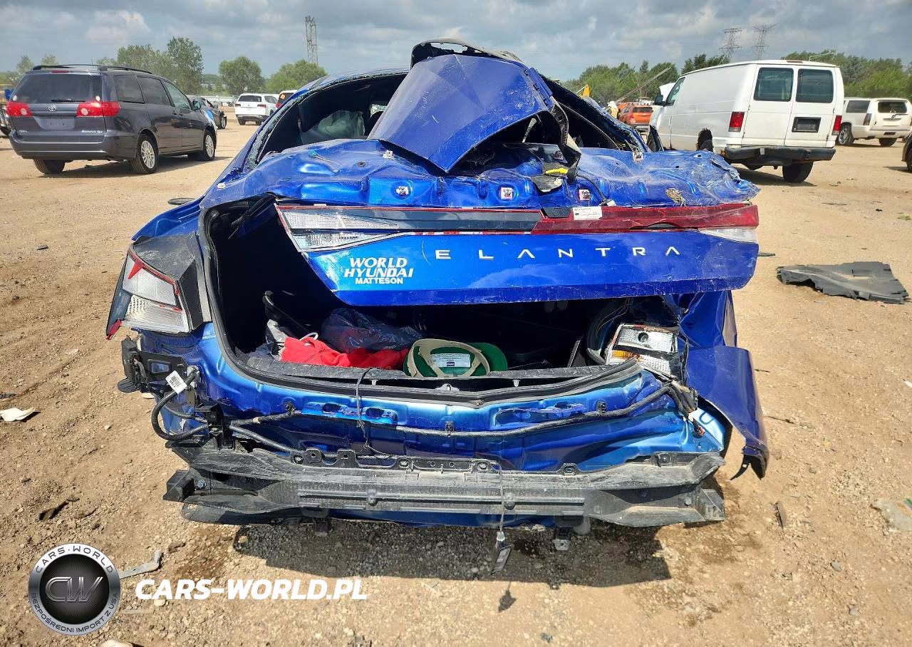2025 Hyundai Elantra Sel Sport VIN:KMHLM4DG2SU876883 - 6