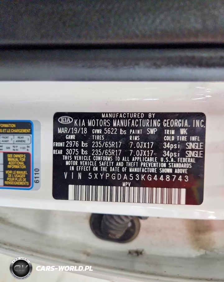 2019 Kia Sorento Lx V6 VIN:5XYPGDA53KG448743 - 13