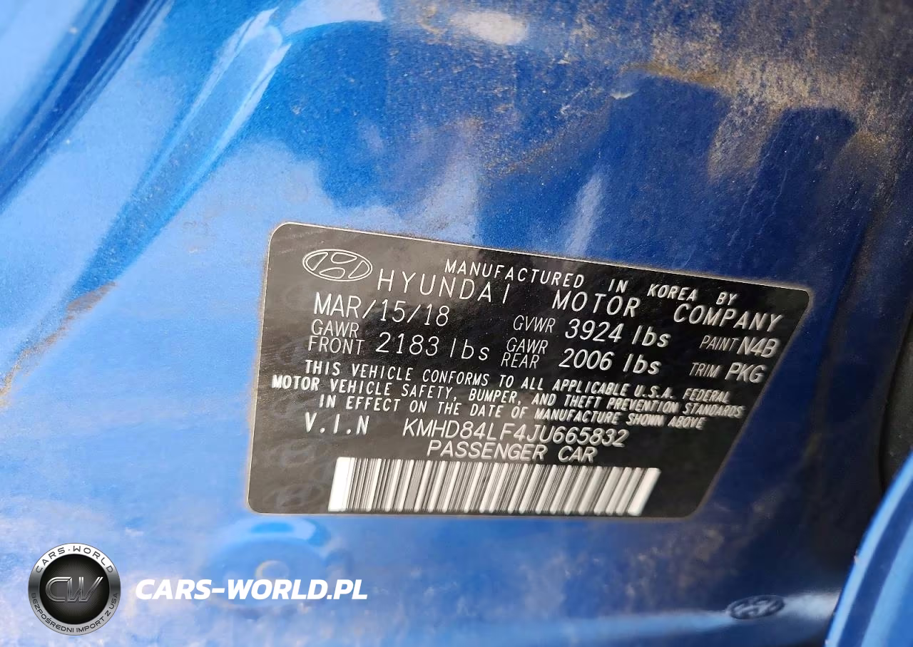 2018 Hyundai Elantra Sel VIN:KMHD84LF4JU665832 - 12