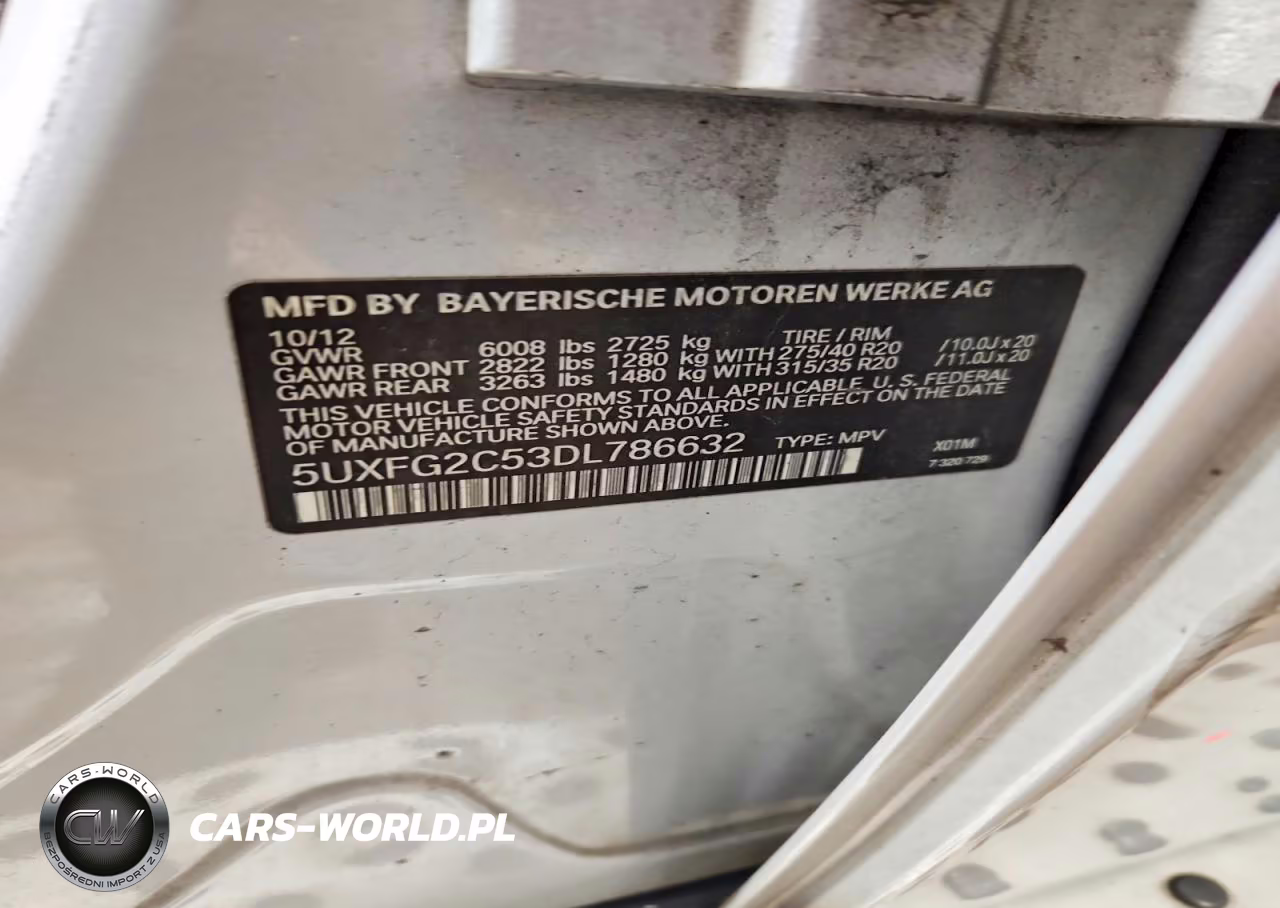 2013 BMW X6 xDrive35I VIN:5UXFG2C53DL786632 - 14