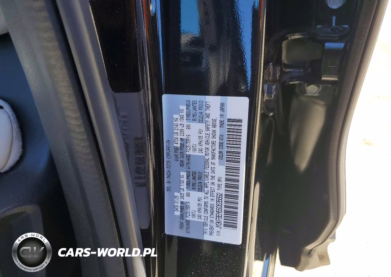 2025 Mazda Cx-5 Premium Plus VIN:JM3KFBEM5S0635692 - 12