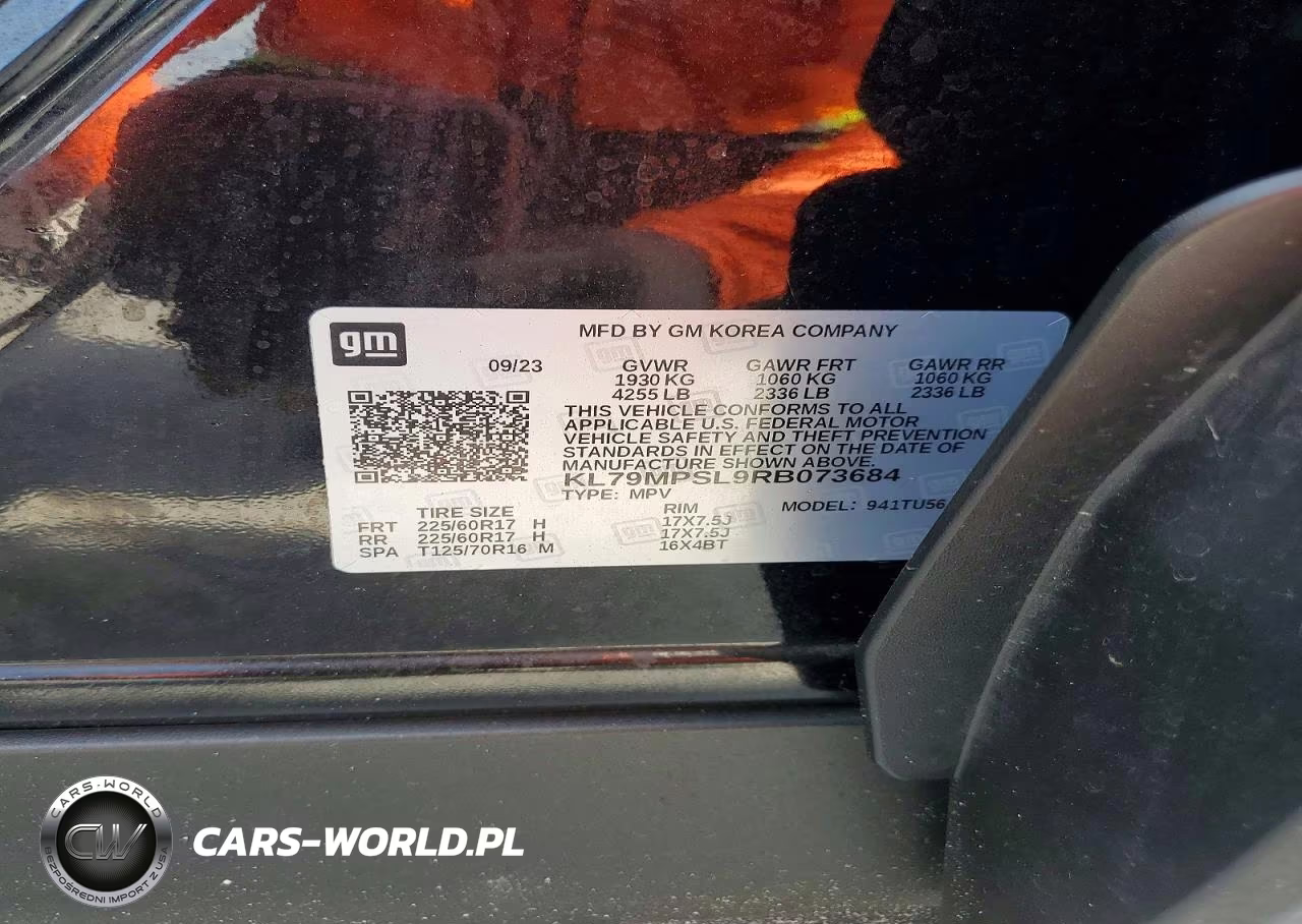 2024 Chevrolet Trailblazer Lt VIN:KL79MPSL9RB073684 - 14