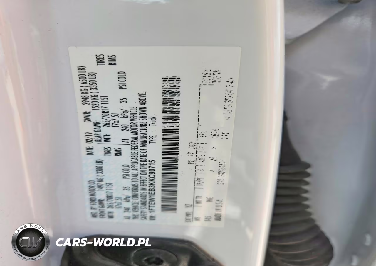 2019 Ford F150 Supercrew VIN:1FTEW1EB3KKC90715 - 13