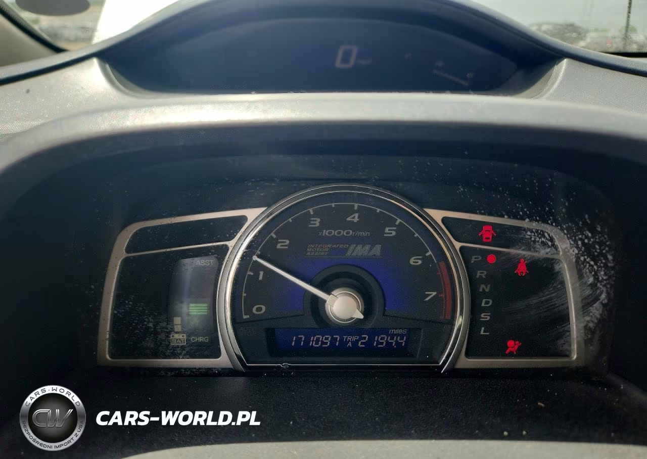 2007 Honda Civic Hybrid VIN:JHMFA36217S009448 - 9