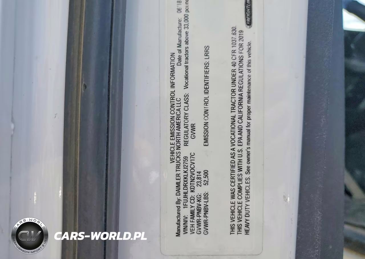 2019 Freightliner M2 - Semi Truck VIN:1FUJHLDRXKLKJ2759 - 11
