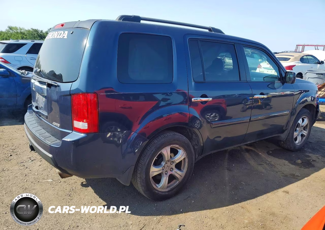 2009 Honda Pilot Ex VIN:5FNYF48429B009393 - 3