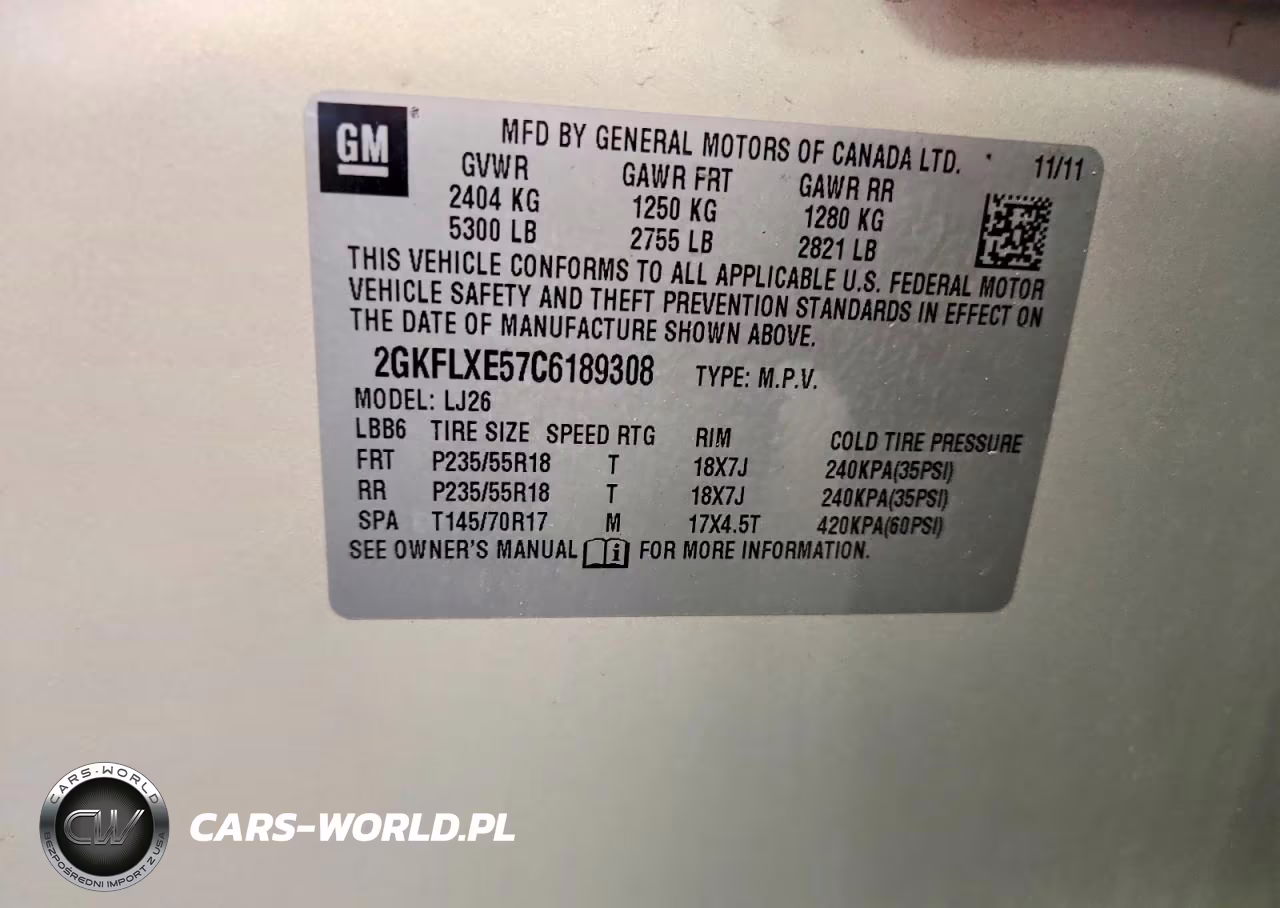 2012 GMC Terrain Slt VIN:2GKFLXE57C6189308 - 13