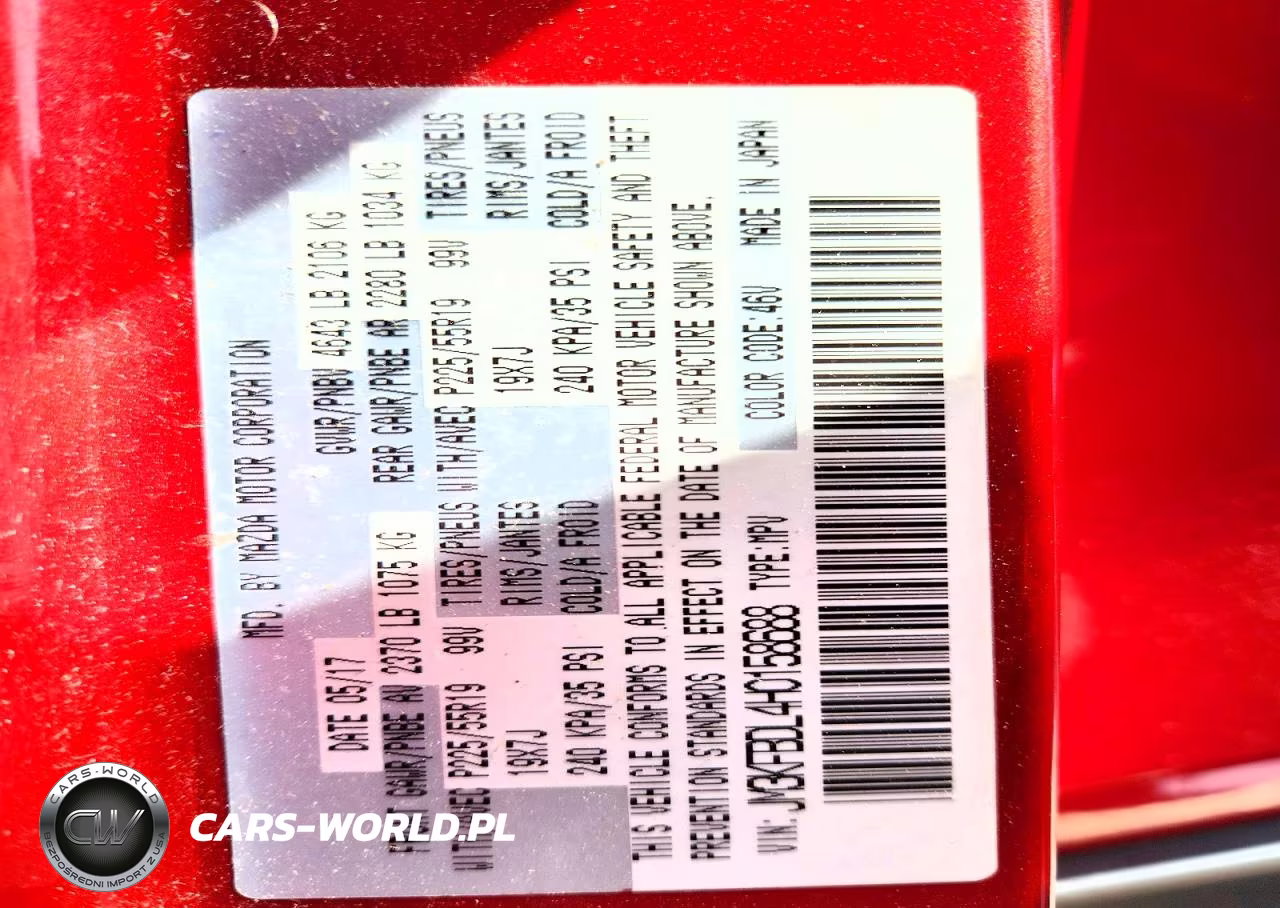2017 Mazda Cx-5 Grand Touring VIN:JM3KFBDL4H0158688 - 13