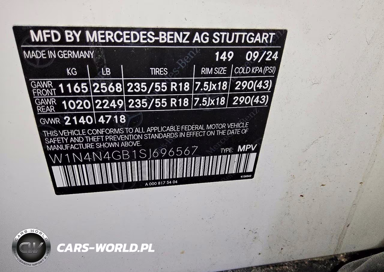 2025 Mercedes-Benz Gla 250 VIN:W1N4N4GB1SJ696567 - 14