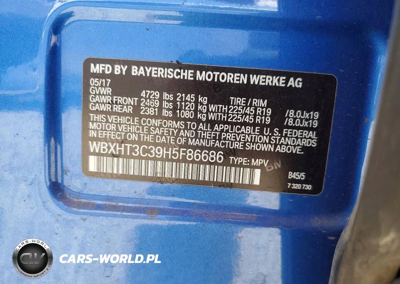 2017 BMW X1 xDrive28I VIN:WBXHT3C39H5F86686 - 13