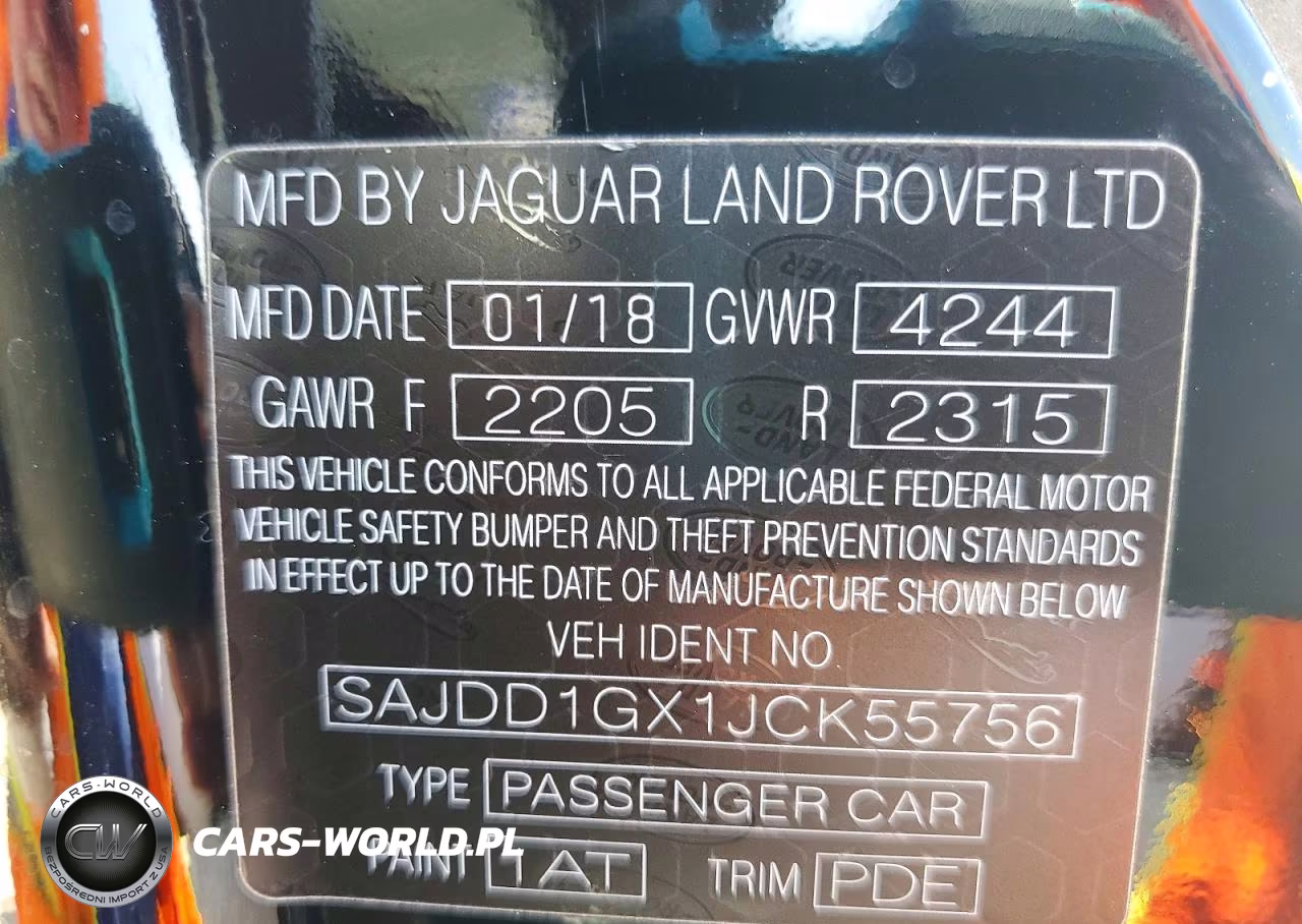 2018 Jaguar F-Type VIN:SAJDD1GX1JCK55756 - 12
