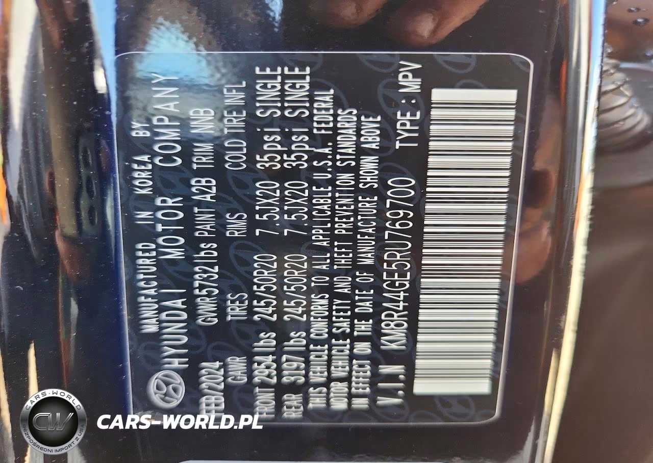 2024 Hyundai Palisade Sel Premium VIN:KM8R44GE5RU769700 - 14