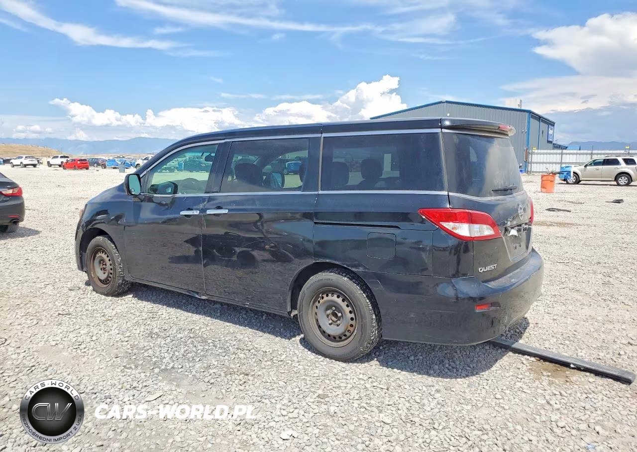 2012 Nissan Quest 3.5 S VIN:JN8AE2KP1C9034660 - 2
