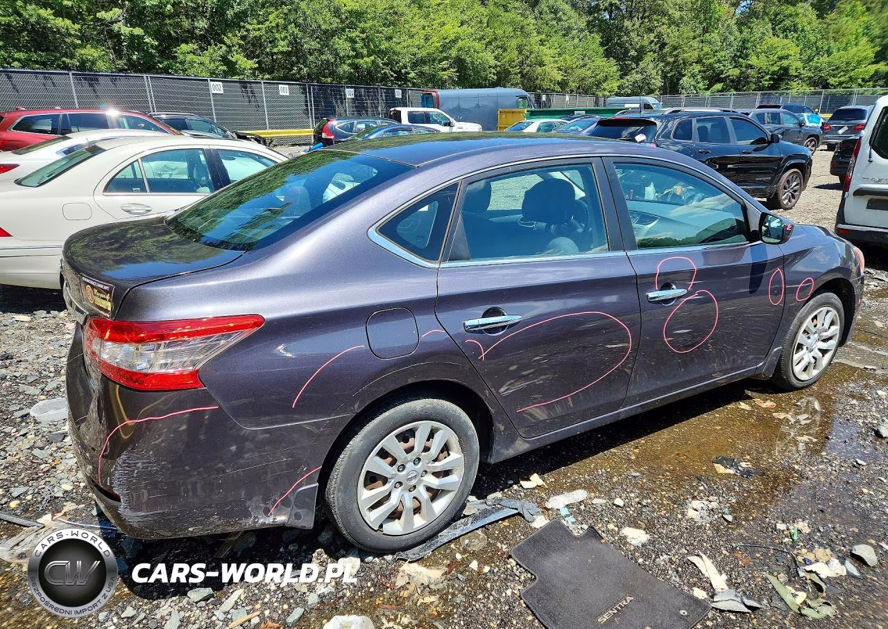 2014 Nissan Sentra S VIN:3N1AB7AP8EL691844 - 3