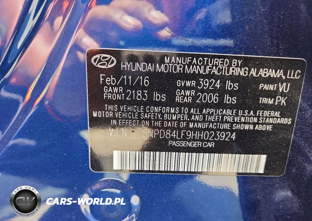 2017 Hyundai Elantra Se VIN:5NPD84LF9HH023924 - 12