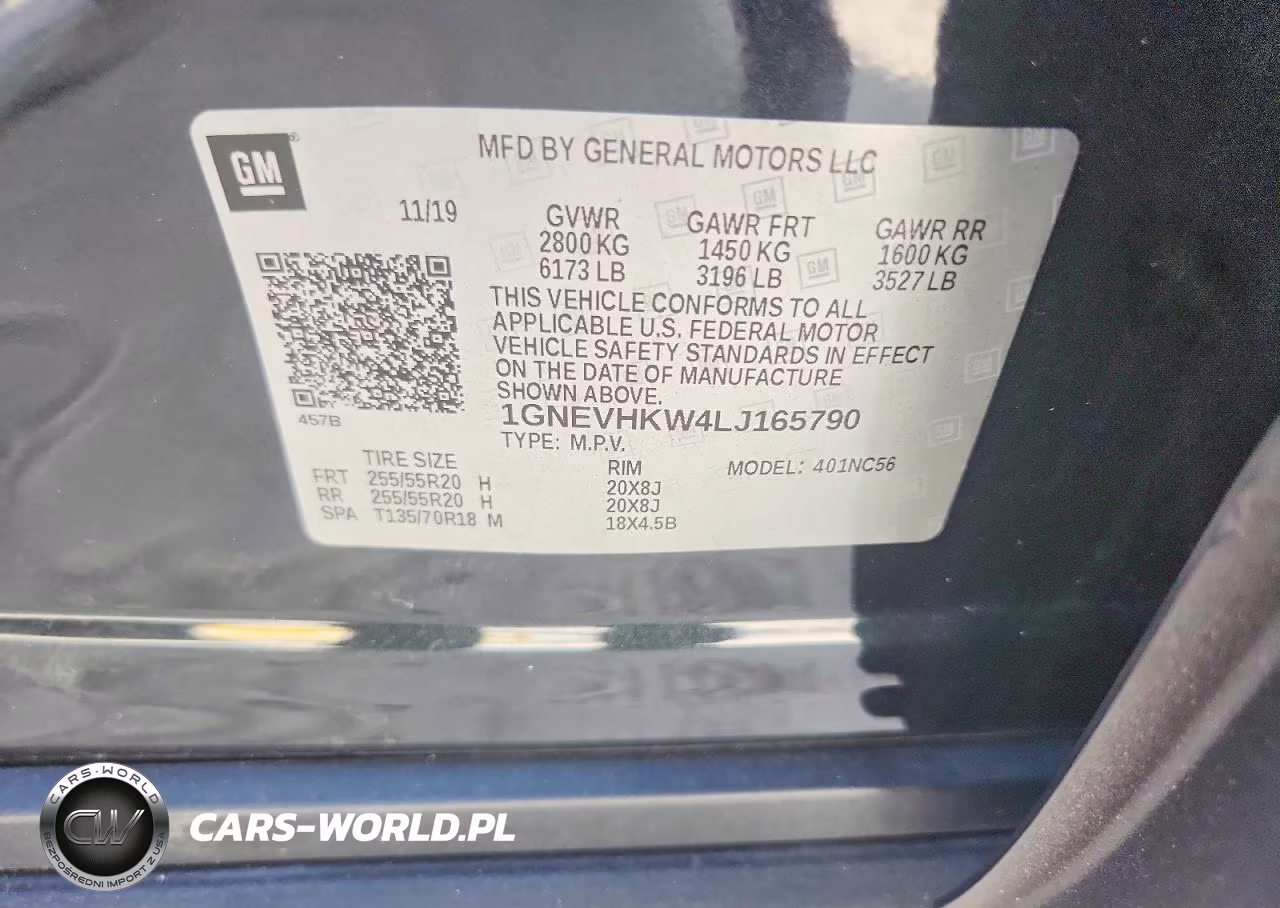 2020 Chevrolet Traverse Lt VIN:1GNEVHKW4LJ165790 - 13